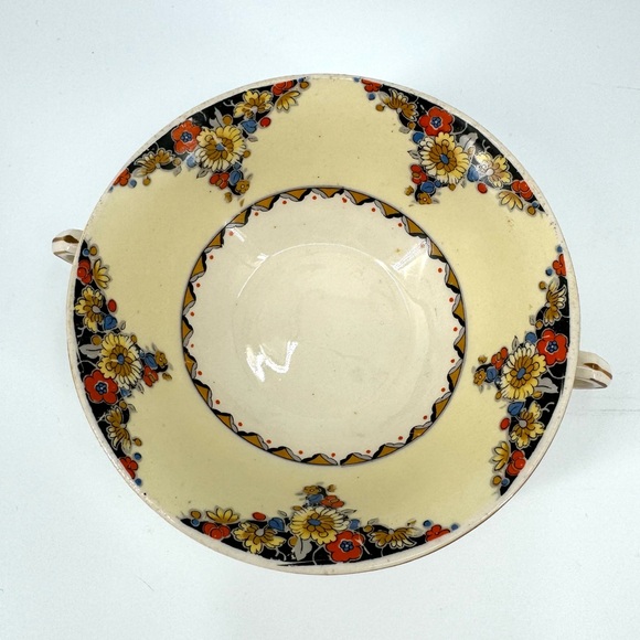 VTG Set-of-3 John Maddock Minerva Plaza Porcelain Dual Handel Soup Bowls - Picture 7 of 11